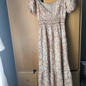 Elegant Floral Print Dress